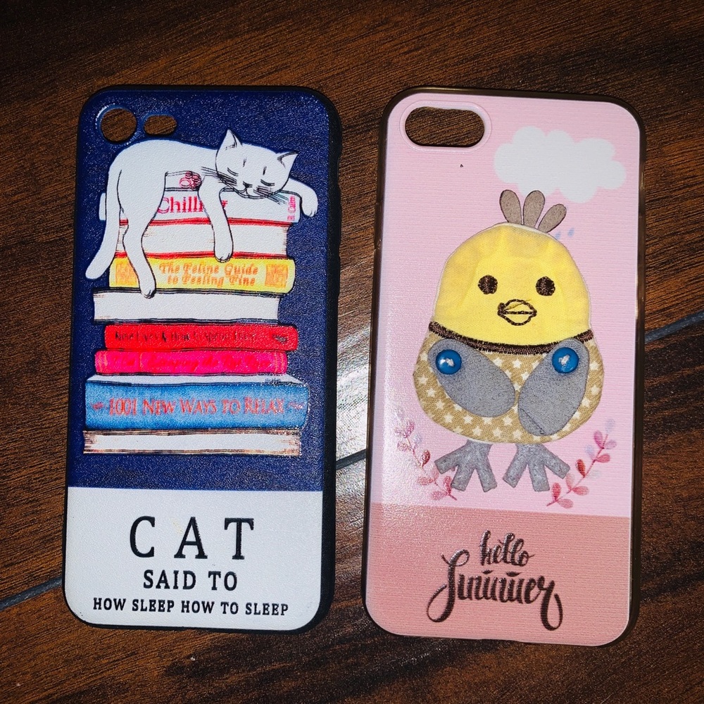 TWO IPHONE 7/8 CASES